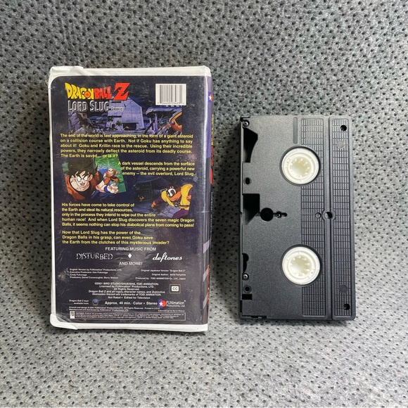 Dragonball Z Lord Slug Feature VHS Tape - Picture 2 of 2